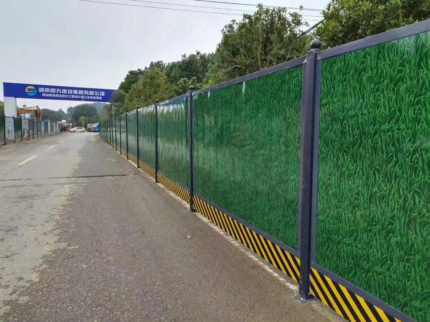 绿色小草市政B型围挡